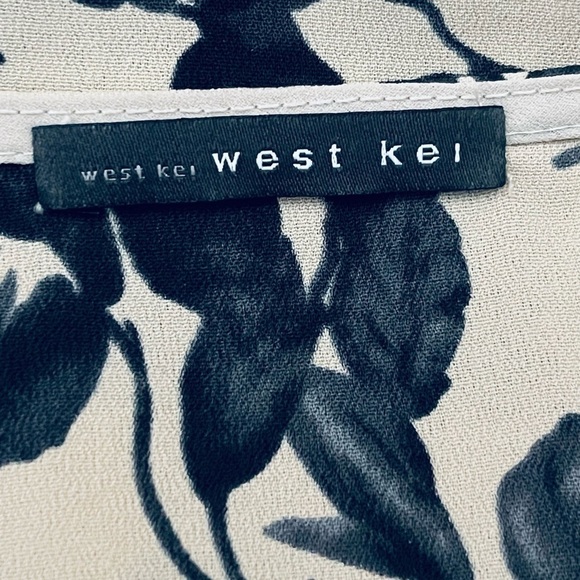 West Kei Julianne Tie Front Blouse - Picture 6 of 7